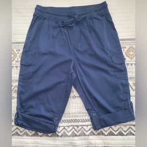 Woman Within Cargo Capris Bermuda pants - Size 14W